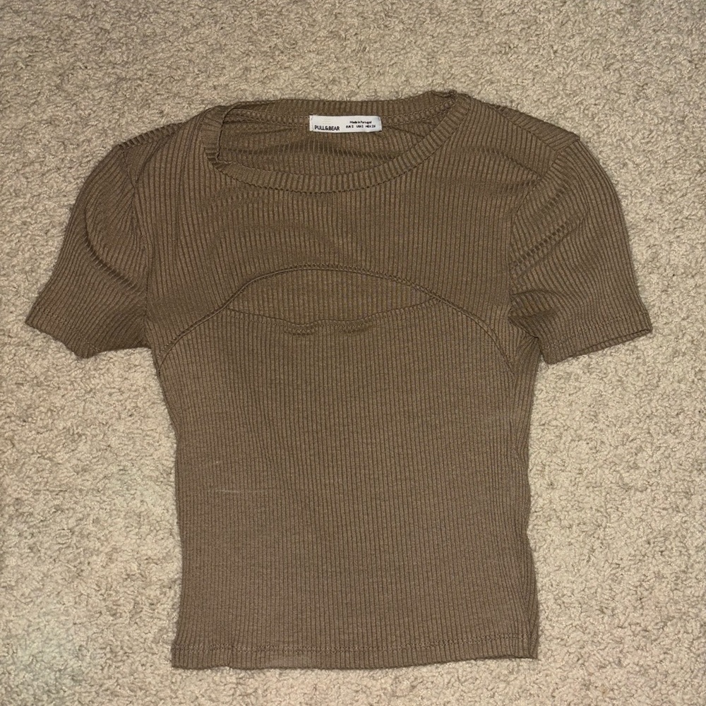 Taupe Going Out Top